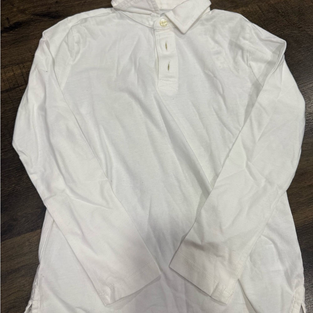Kids Crewcuts White Polo Shirt sz 6/7